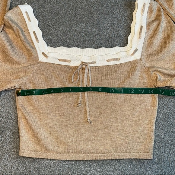 Dee Elle Tan Skirt Set Elegant and Stylish - Picture 7 of 8